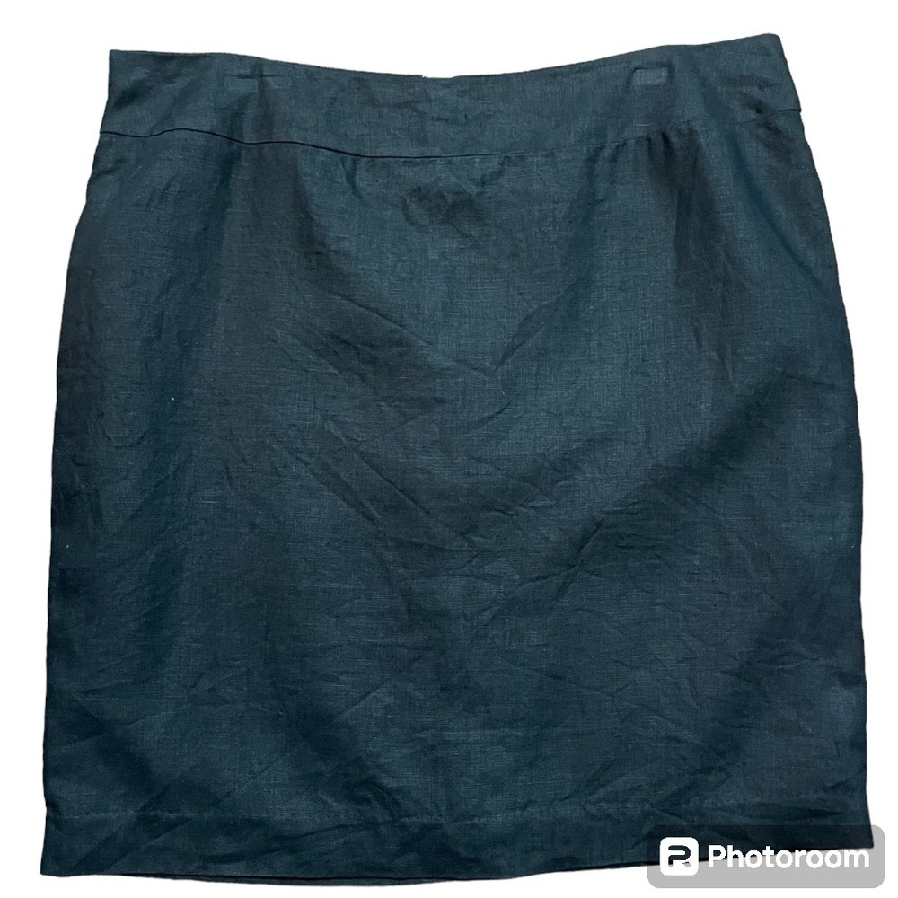 Plus Size Linen Skirt by Kim Rogers - Picture 8 of 10